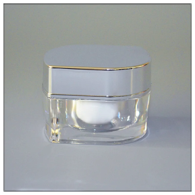 10g gold silver acrylic jar/bottle/pot/tin eye serum/cream/essence/sample test art nail moisture gel skin care cosmetic packing