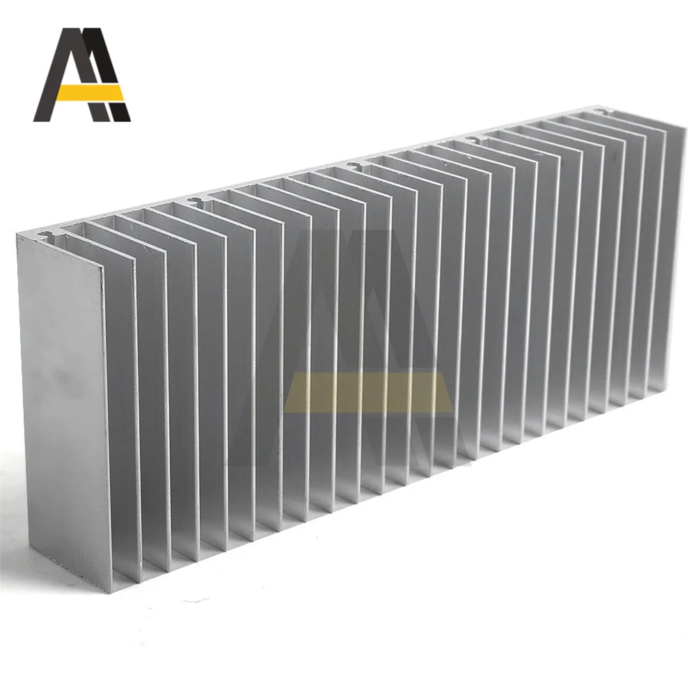 1pcs 60x150x25mm Aluminum Heat Sink Heatsink Radiator Heating Dissipation Cooling for Amplifer LED COB Light Power IC Transistor