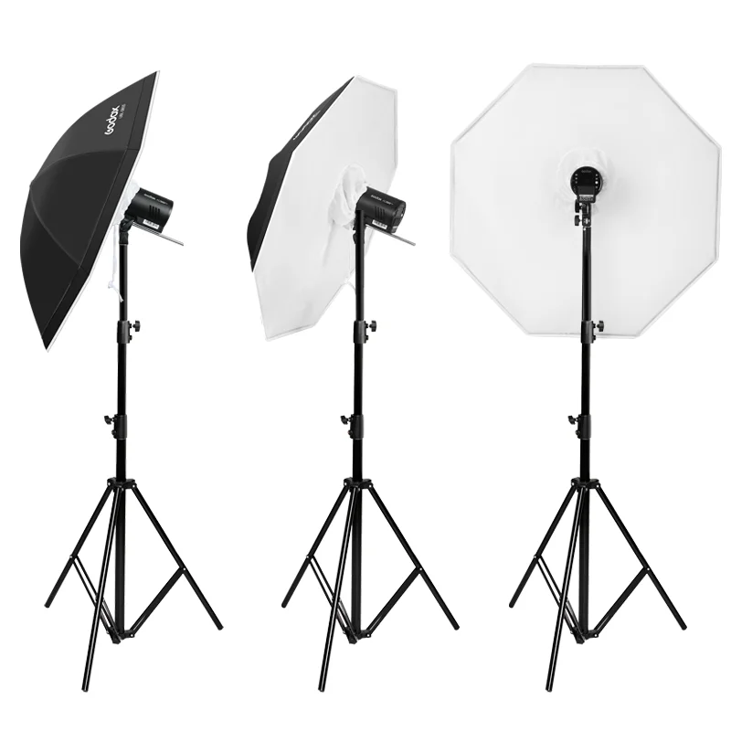 Godox 85CM Reflective Umbrella Studio Lighting Soft Light Umbrella with Large Diffuser Cover For Photo Studio Video Shooting