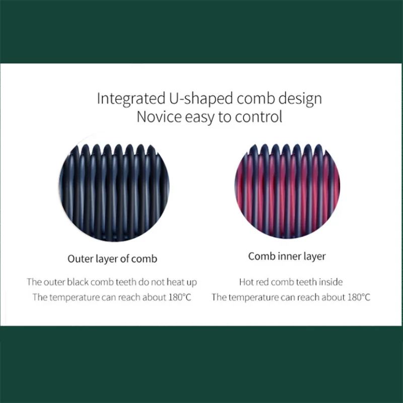 Lisseur de cheveux multifonctionnel 3 en 1, chauffage rapide, plaque chauffante thermique professionnelle en céramique de Tourmaline