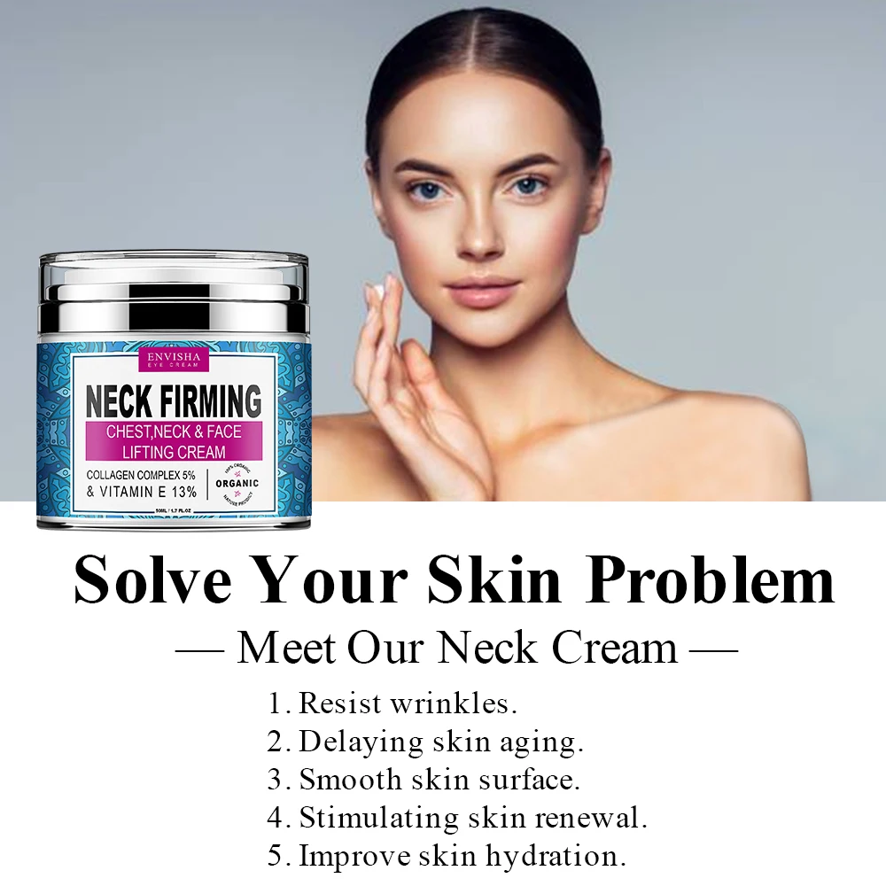 ENVISHA Neck Creme Retinol Gesicht Vitamin Kollagen Bleaching Anti-Falten Anti-aging-feuchtigkeitscreme Hautpflege Hyaluronsäure Schrumpfen Poren – Detail 7