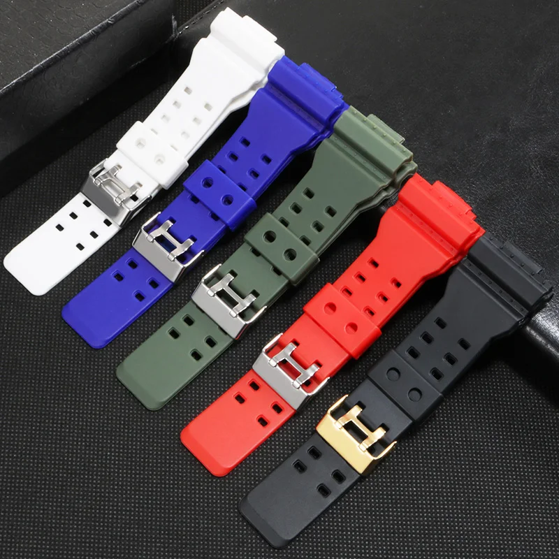 Soft Silicone Rubber Strap Men's And Women's Glossy Matte Bracelet Replacement Belt For Casio G Shock GA GD 100 110 120