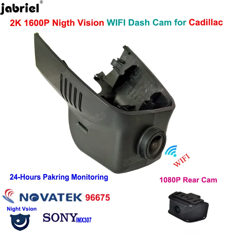 

2K Wifi Dash Cam Car DVR Camera Night Vision 24H Video Recorder for Cadillac XTS 2013 2014 2015 2016 2017 2018 2019 2020 2021