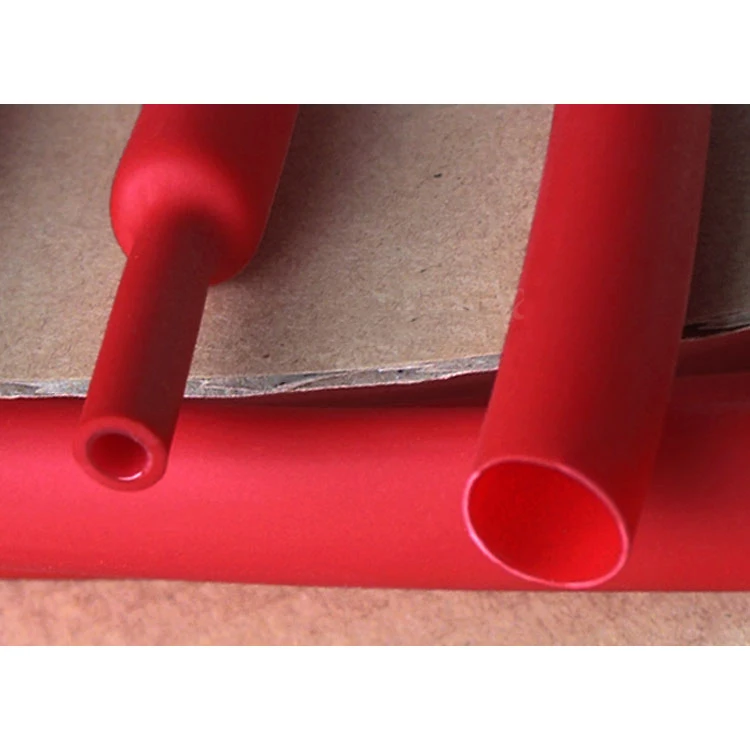 4-52Mm (Mẫu) 20Cm 4:1 Đỏ Chống Nóng, Tản Nhiệt Cao Cấp Treo Tường Đôi Ống Ống Ống Co Nhiệt Có Keo Dán Cáp Bảo Vệ Tay