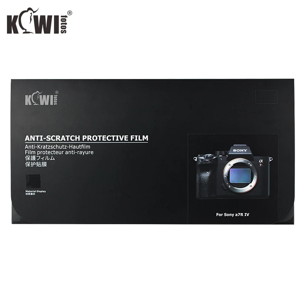 Kiwifotos المضادة للخدش كاميرا الجسم الجلد غطاء حامي فيلم لسوني A7R IV A7RIV A7R4 A7R مارك الرابع الظل الأسود 3M ملصقا