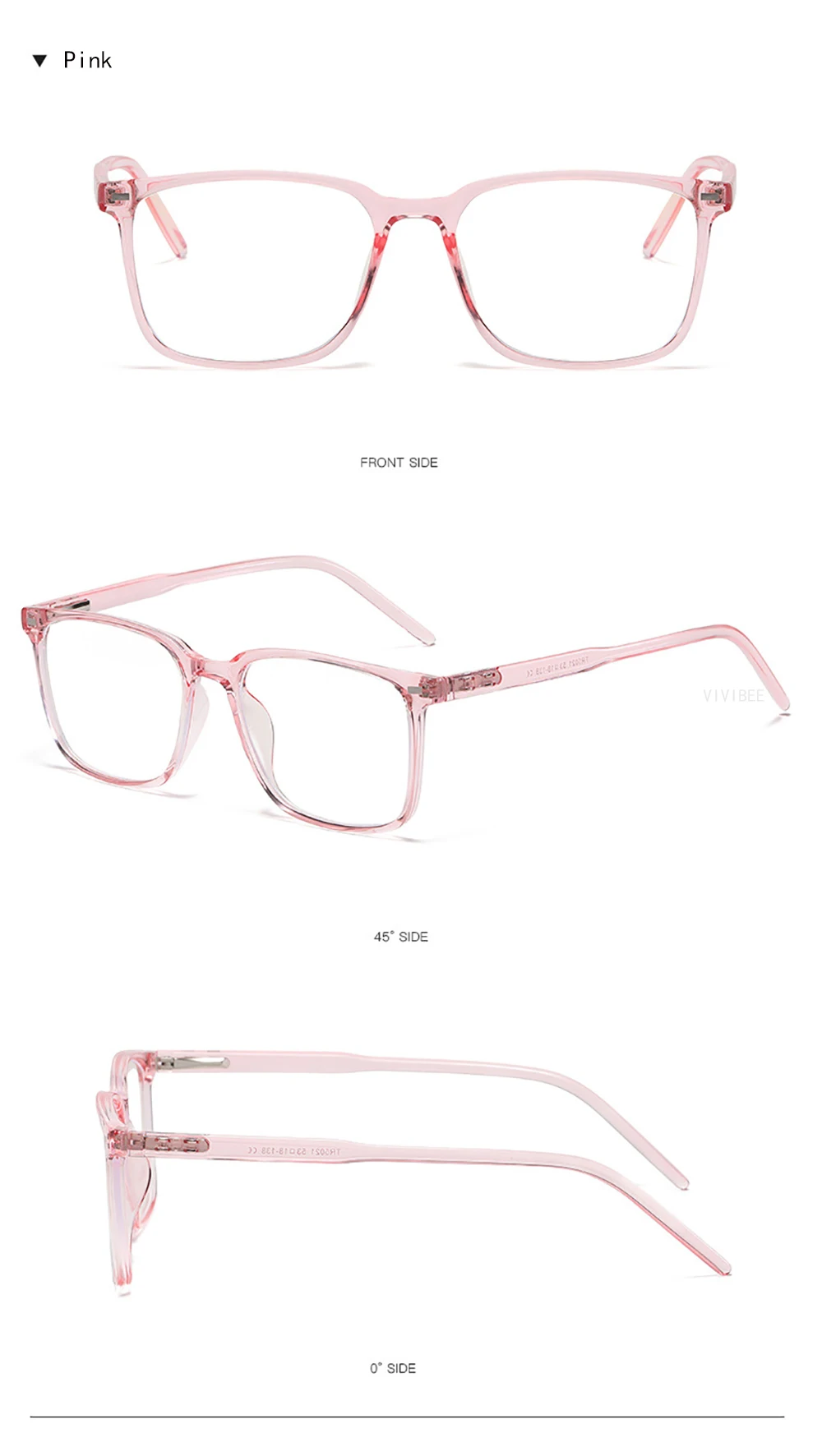 VIVIBEE Klassische quadratische Blaulicht-blockierende Herrenbrille, Computer-Gaming-Brille, TR90, schwarz, Anti-Ray-Brille, besserer Schlaf, klare Brille – Detail 21