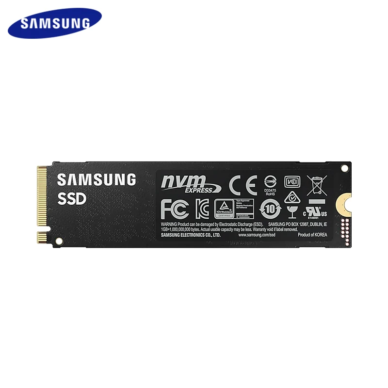 Imagem -04 - Samsung-disco de Estado Sólido Interno Disco Rígido para Desktop Dissipador de Calor Pcie Geração 4.0x4 M.2 Nvme m2 980 Pro 500gb 1tb 2tb