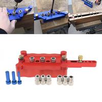 Woodworking Self-centering Doweling Jig for Dowels 6/8/10mm Drill Guid Precise Punch Locator Tools Kit for Carpentry new