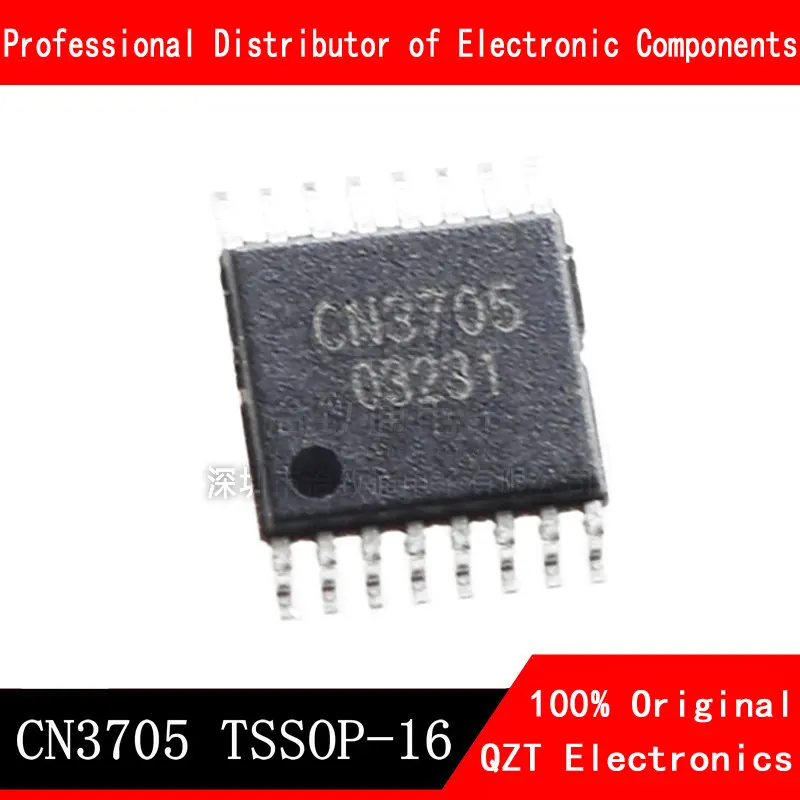 10 Buah/Lot CN3705 3705 TSSOP-16 5A Multi-jenis Baterai Pengisian Daya Chip Baru Asli Dalam Stok