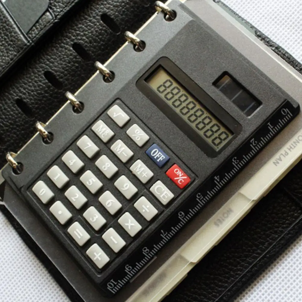 Multifunctional Computer Binder Calculator Loose-leaf Be To Carry Notebook A6 Clipped Is Notebook Can To Easy Y9z3