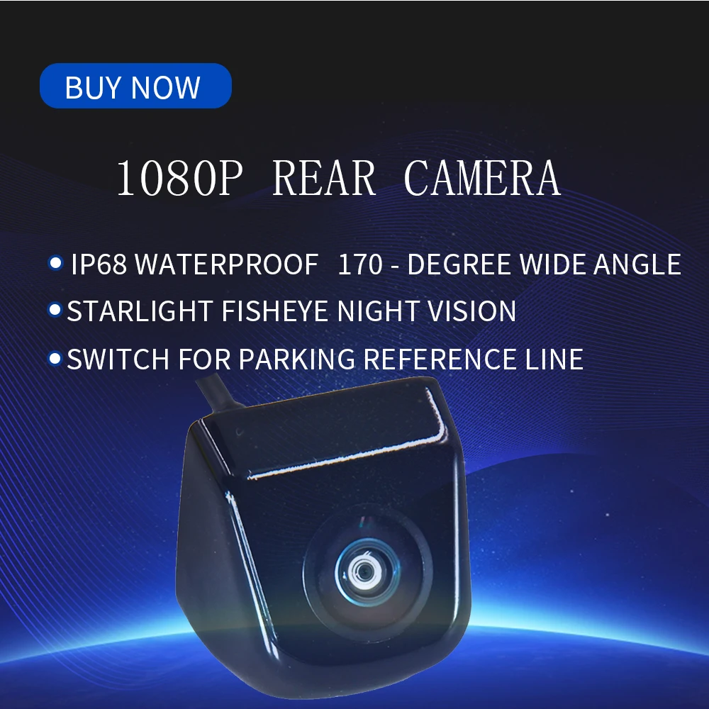 170 Degree Car Rear View Camera CCD HD Rearview Waterproof Night Vision Wide Wide Angle Luxur Reversing Backup for Parking BMW