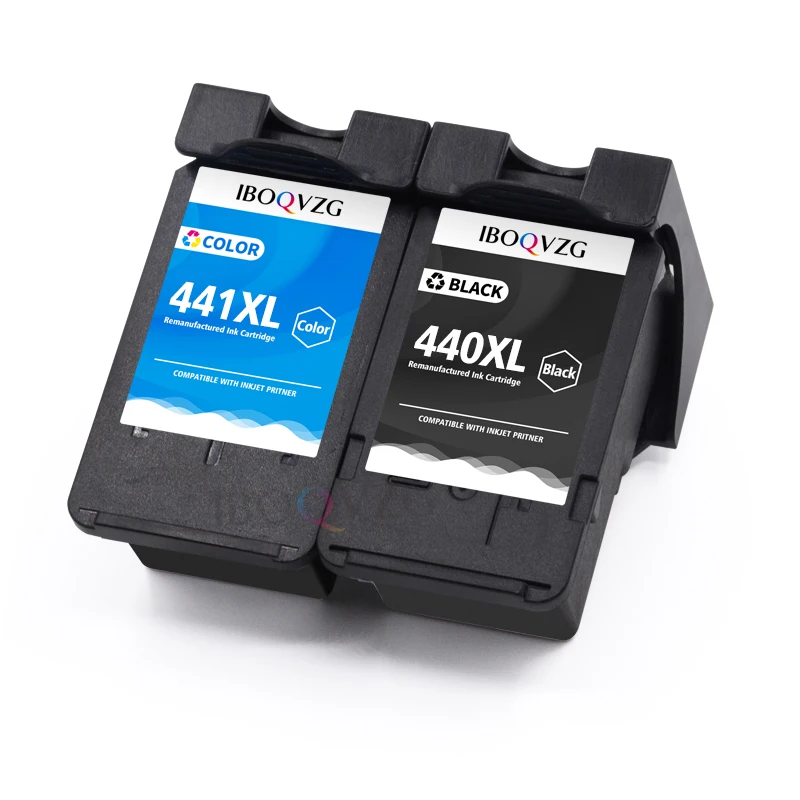 IBOQVZG Ink Cartridge PG440 CL441 For Canon PixmaMG3140 MG3540 MG3640 MG3640S MG4240 MX438 MX518 MX378 TS5140 Printer