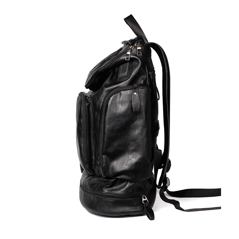 Mochila impermeable con carga USB para hombre, de buena calidad bolso de viaje, resistente al agua, Color sólido, informal, a la moda