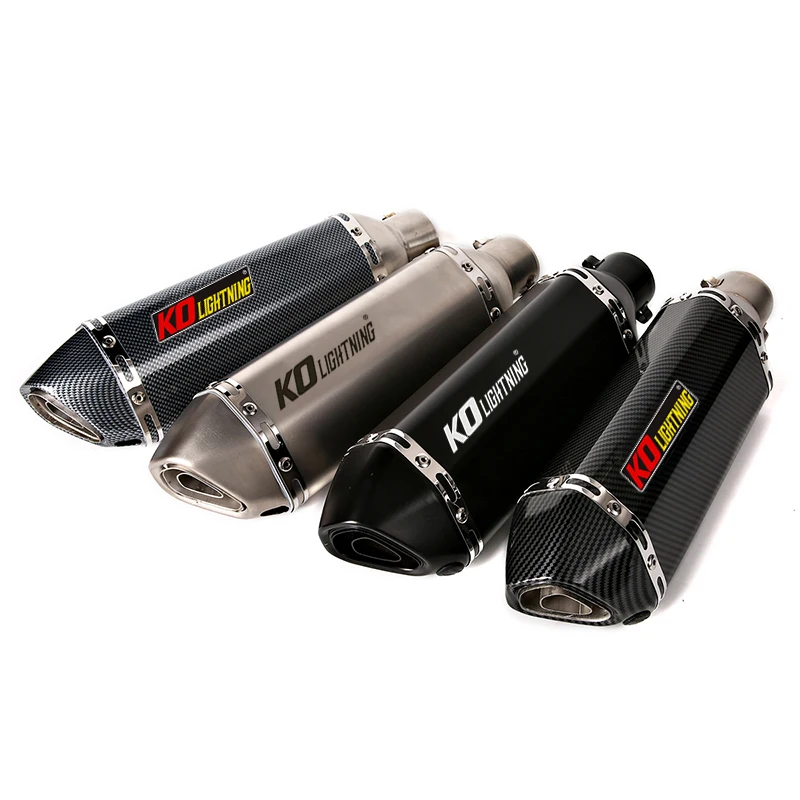 Universal 38-51 mm Motorcycle Exhaust Muffler Pipe Dirt Bike ATV Escape Removable DB Killer for CBR500R RC390 Z400 FZ6 GSR400