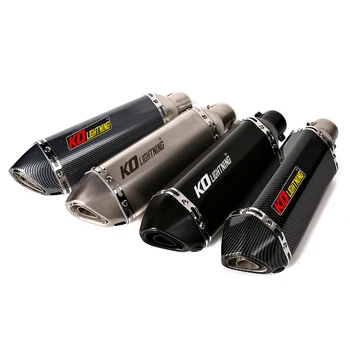 Universal 38-51mm Motorcycle Exhaust Muffler Pipe Dirt Bike ATV Escape Removable DB Killer For CBR500R RC390 Z400 FZ6 GSR400