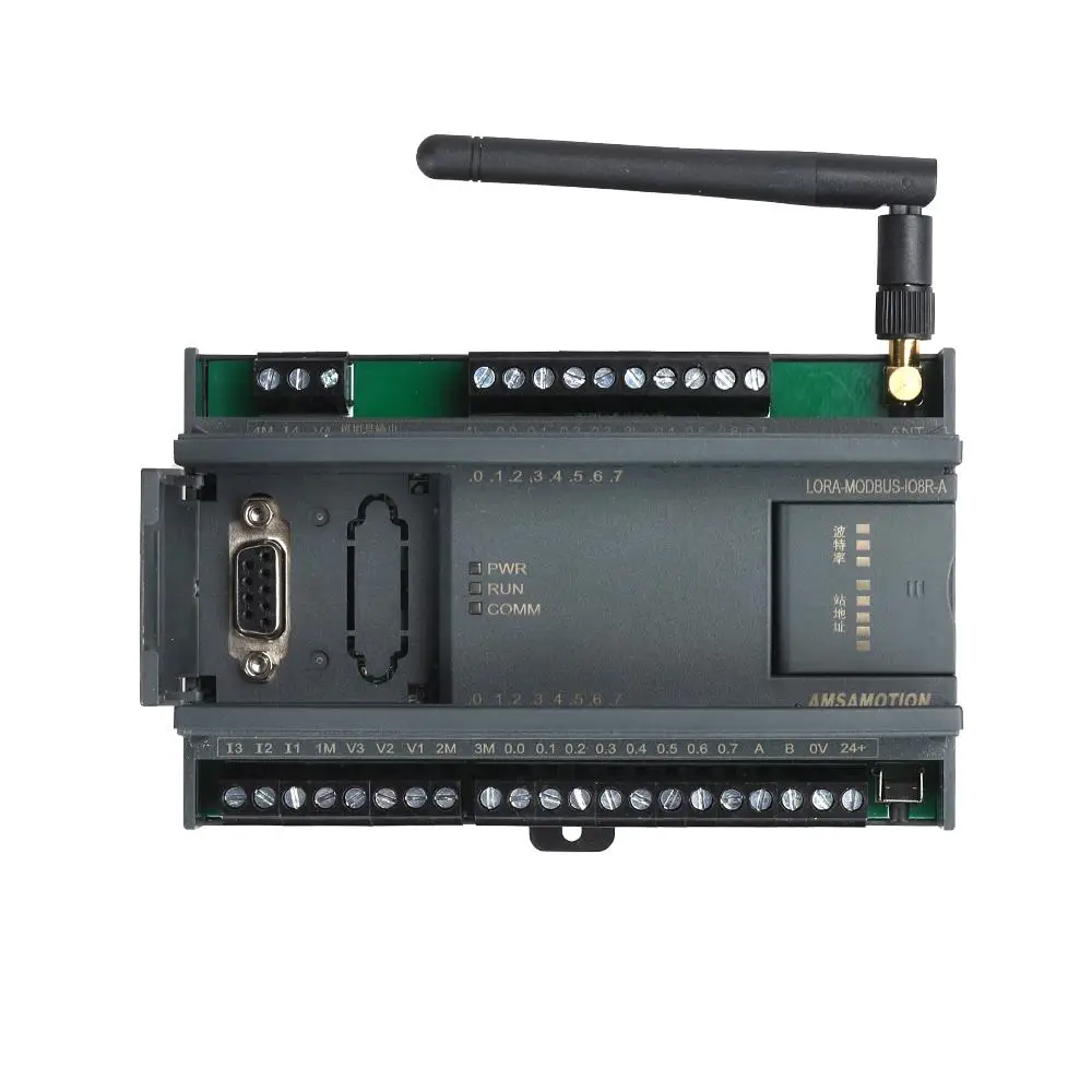 LORA Modul Nirkabel Remote Control Transmisi Transparan Komunikasi MODUBUS LORA-MODBUS-IO8R-A Digital 8I 8O Analog 6I 1O