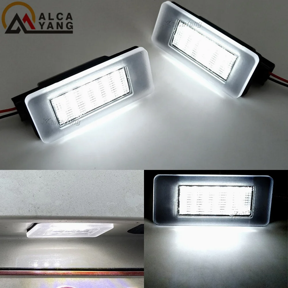 2Pc For Nissan Serena C27 2016 2017 2018 2019 2020 2021 Altima Suzuki Landy Dacia Duster LED License Number Plate Tag Light Lamp