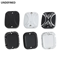Motorcycle Front Brake Reservoir Master Cylinder Cover CNC Aluminum For Harley Softail Fatboy Dyna Super Glide Touring FLHX FLHR