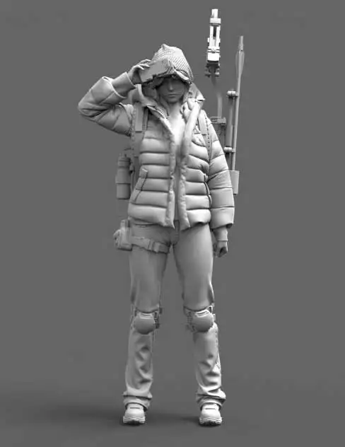 1/35 Resin Model Figure GK，Unassembled and unpainted kit