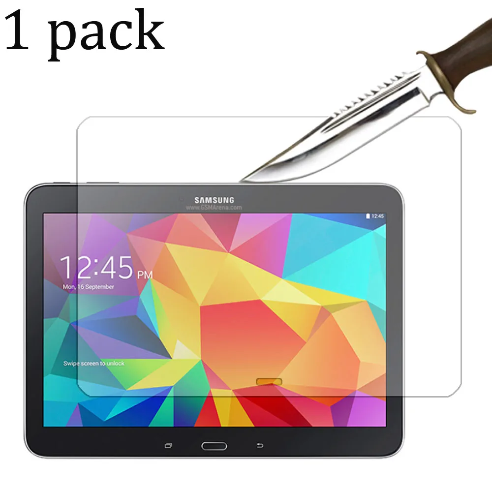 Protetor de tela para samsung galaxy, tablet de vidro temperado com 10.1 polegadas para tab 4 10.1 drive