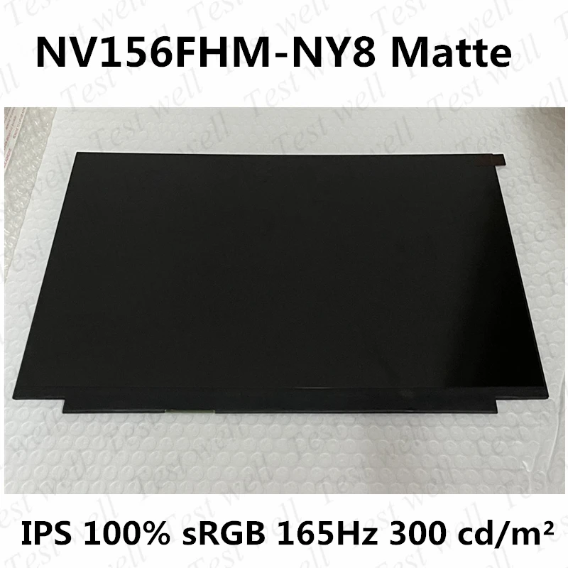 Original For BOE NV156FHM-NY8 165HZ 100% sRG FHD 1920X1080 Matte LED Matrix for Laptop 15.6'Panel Monitor LCD Screen Replacement