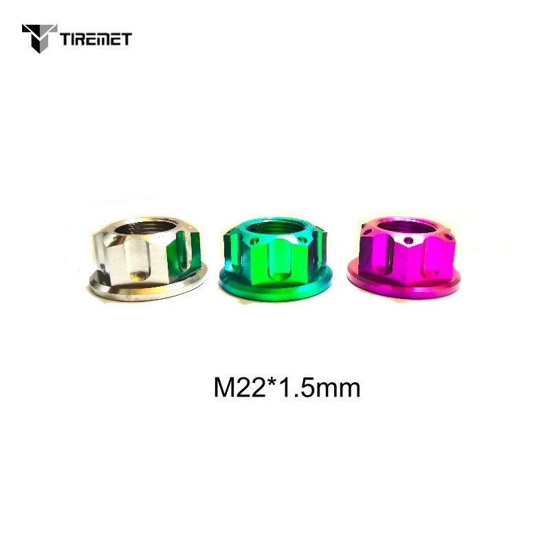 M8 M10 M12 M22*1.5 Titanium Flange Nuts for Motorcycle Rear Wheel Axle KAWASAKI KX250F KX450F HONDA CRF250R CRF 250X 450L 450RWE