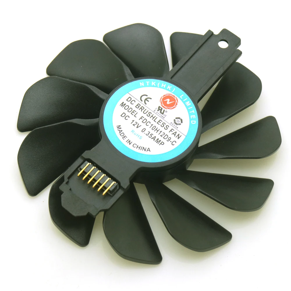 FD10015M12D FDC10H12D9-C DC12V VGA Fan For Sapphire RX5700XT RX5700 RX5600 XT D6 OC Graphics Card Cooling Fan