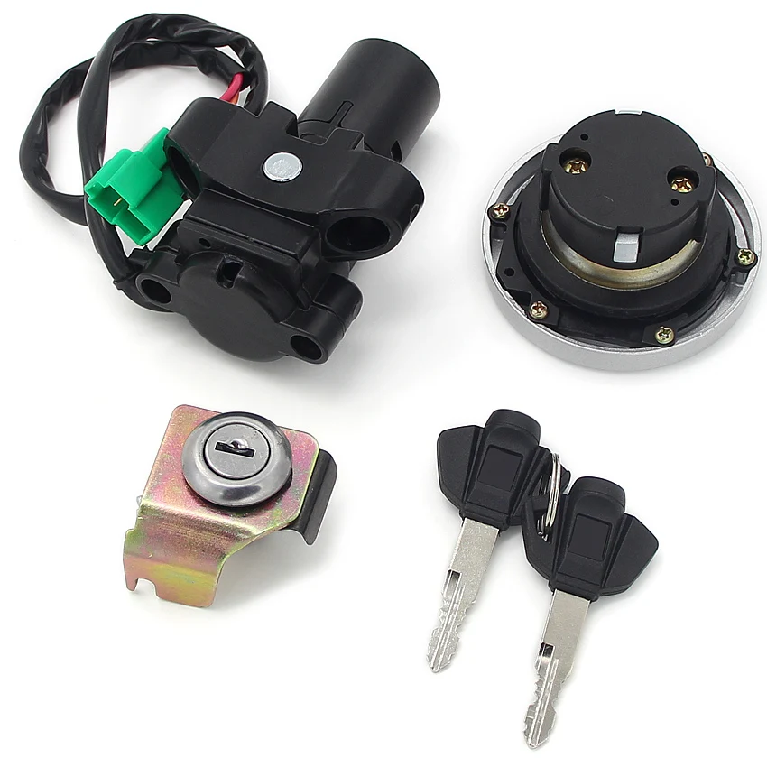 Motorcycle Ignition Key Switch Fuel Gas Cap Seat Lock Kit For Suzuki GIXXER155 GSX150F DZA RZA L8 2018 37000-34840-000      Moto