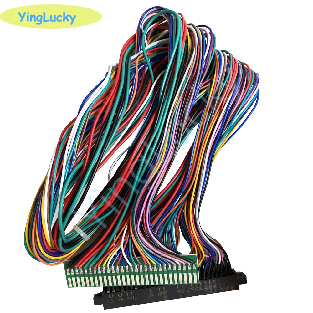 100cm Jamma harness extender full wiring extended wires cable accessories parts for Arcade Game Coin machine cab