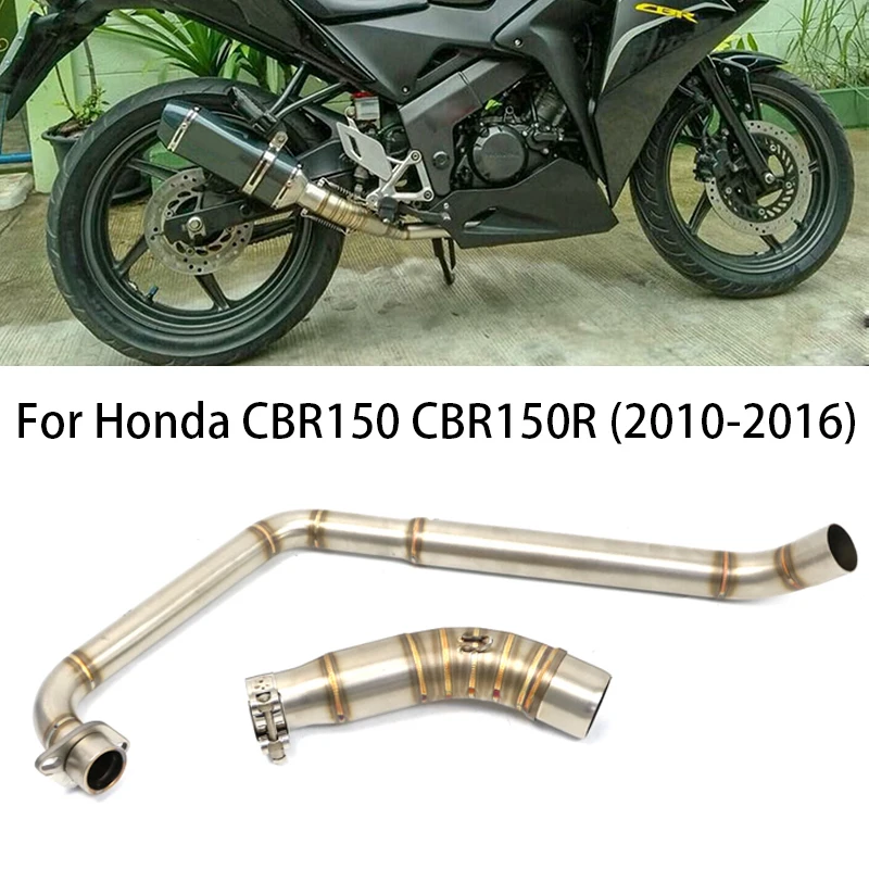 

For Honda CBR150 CBR150R CB150R 2010-2016 Motorcycle Exhaust Front Pipe Muffler Middle Link Connect Pipe Dirt Bike