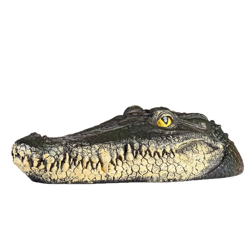 Floating Crocodile Head Water Decoy Garden Pond Art Decor For Goose Predator Kit