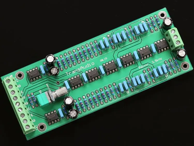 Latest Linkwitz-Riley filter frequency divider 2.0 channel electronic two-way HiFi audio finished board (crossover point 3.5kHz)