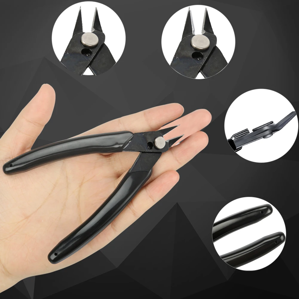 

1PCS/Set Electrical Wire Cable Cutters Cutting Side Snips Flush Pliers Nipper Hand Tools Herramientas