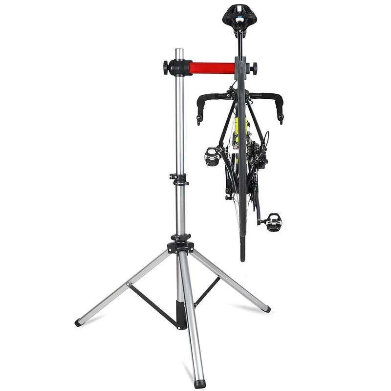 WEST BIKING Professioneller Fahrrad-Reparaturständer Arbeitsständer MTB Rennrad Wartungs- und Reparaturwerkzeuge Verstellbarer Aufbewahrungs- und Präsentationsständer – Detail 12