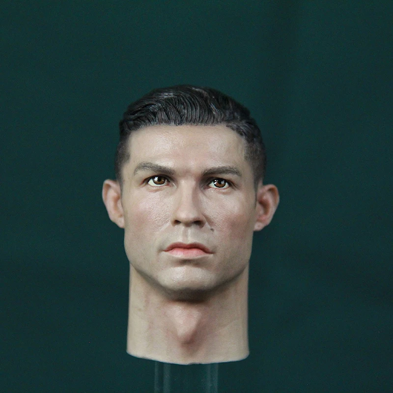 

1/6 Male Soldier Cristianoronaldos C Luo Head Sculpt Carving Model Hand Painted for 12'' PH TBL JO Action Figure Doll Toy