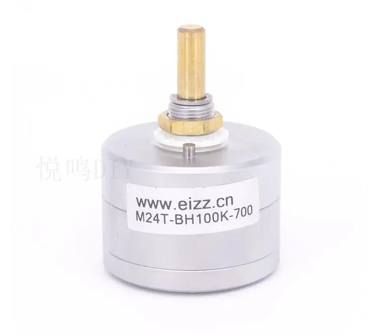 

EIZZ Stereo 10K 25K 50K 100K 250K 24 Steps Volume Potentiometer LOG Stepped Attenuator Gold Plated Copper Pins Hifi Audio DIY