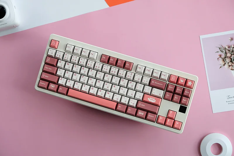 129 Keys/set GMK Daifuku Keycaps PBT Dye Sublimation Key Caps Cherry Profile Keycap For 61 64 68 84 96 980 104 Layout Keyboards - view 2