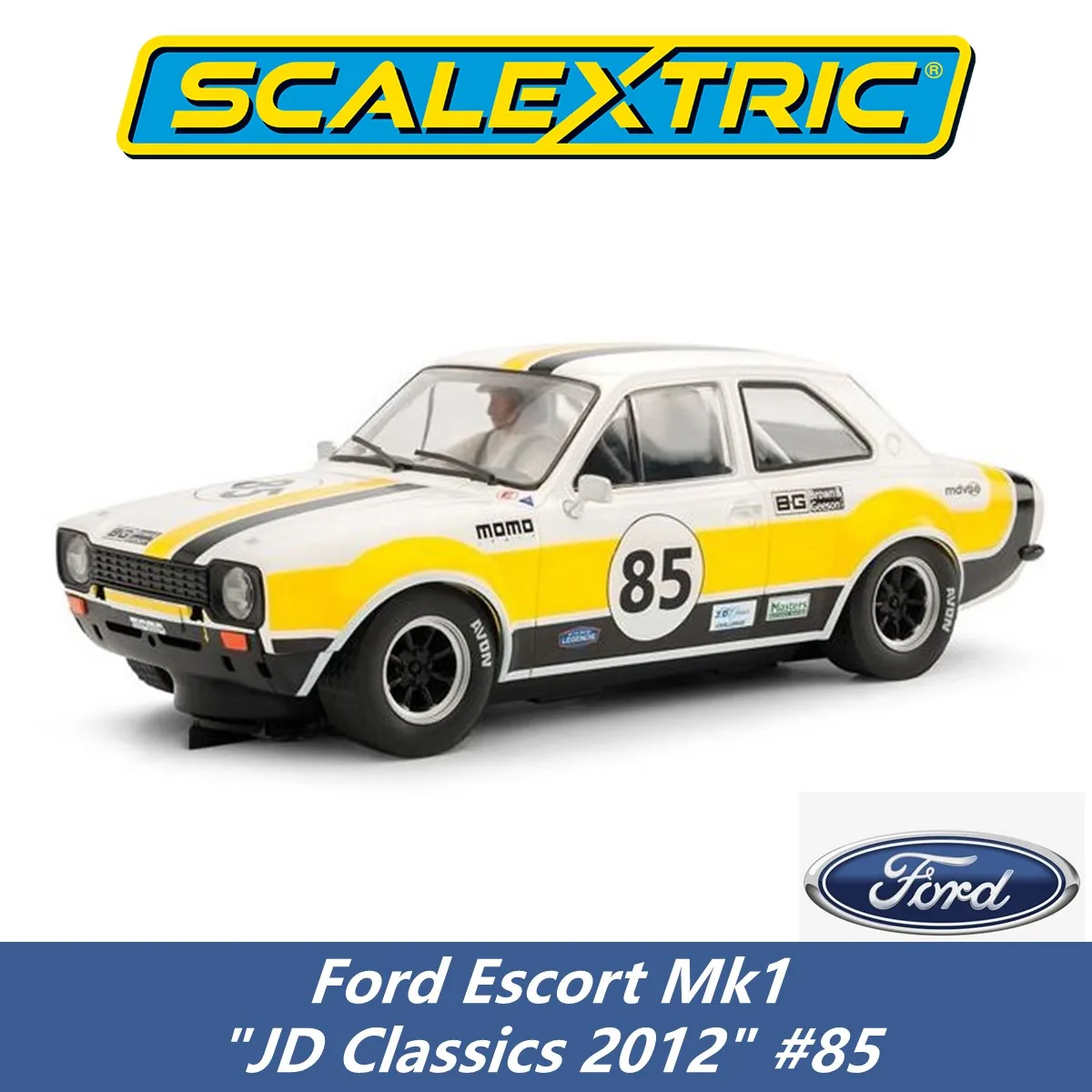 Scalextric Slot Car 1:32  C3489 Ford Escort Mk1 