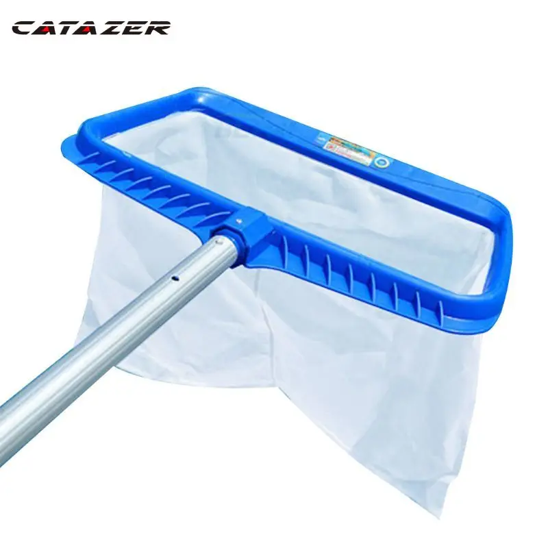 Professional Leaf Rake Deep Bag Swimming Pool Skimmer Pool Spa Rubbish Skimmer Pool Net Pool Cleaning Net piscina Accessories