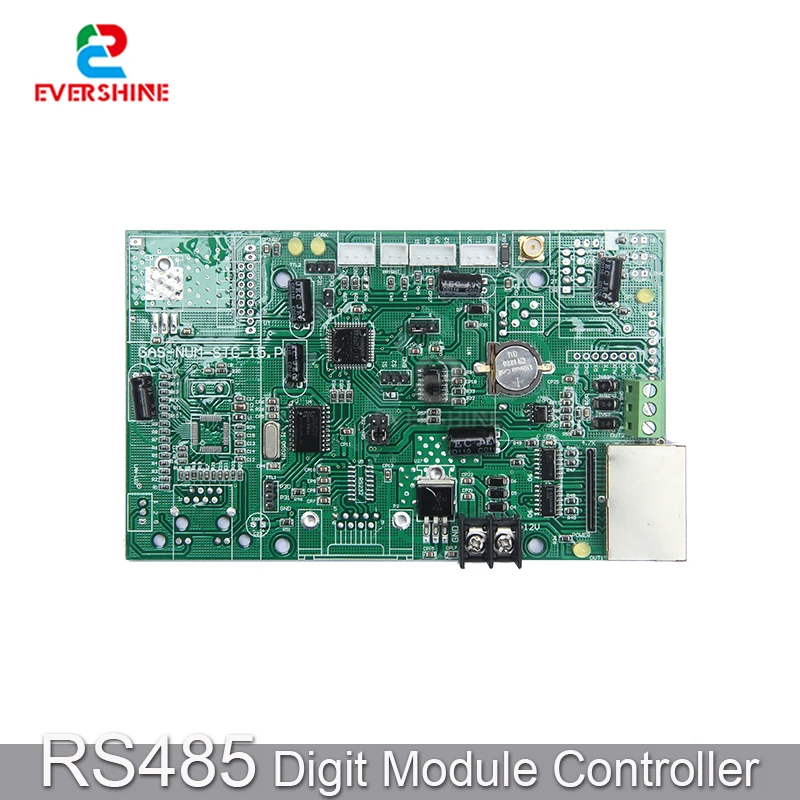 RS485 RF Serial Port Control Card For 7 Segment Digital Number Module LED Gas Station Electronic Fuel Price Sign