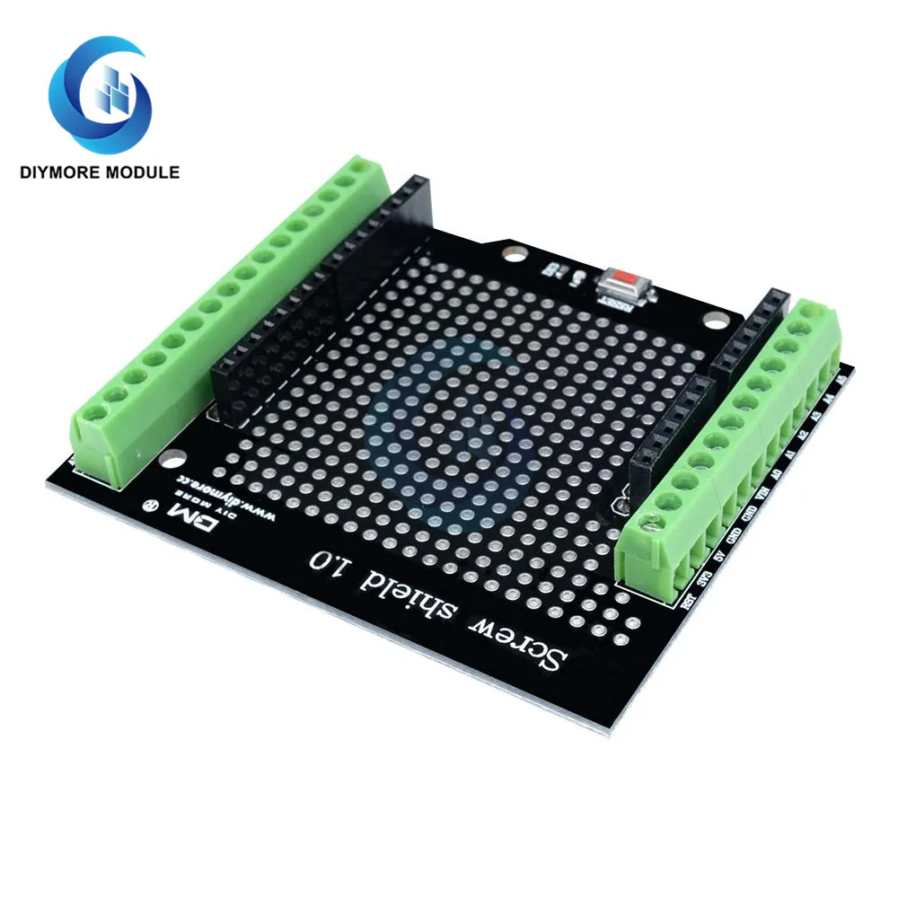 Prototype Screw Shield Terminal Expansion Board Double Side PCB IO Solder for Arduino Mega2560