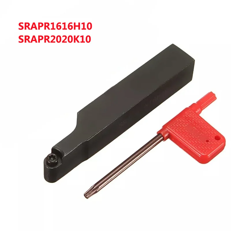 1pc  Practical SRAPR1616H10 SRAPL1616H10 SRAPR2020K10 Lathe Turning Tool Boring Bar Holder Lathe Machine CNC Turning Tools