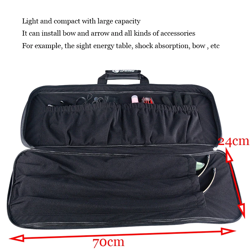 New Portable Archery Recurve Bow Bag Case Recurve Bow Holder Pouch