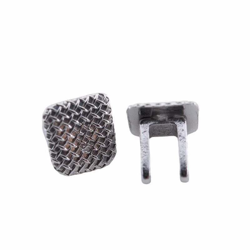 Dentst 50pcs Dental Orthodontic Tongue Tamer Lingual spikes Bondable Hinge Tongue Habit Bite Turbos Correction Button Bracket