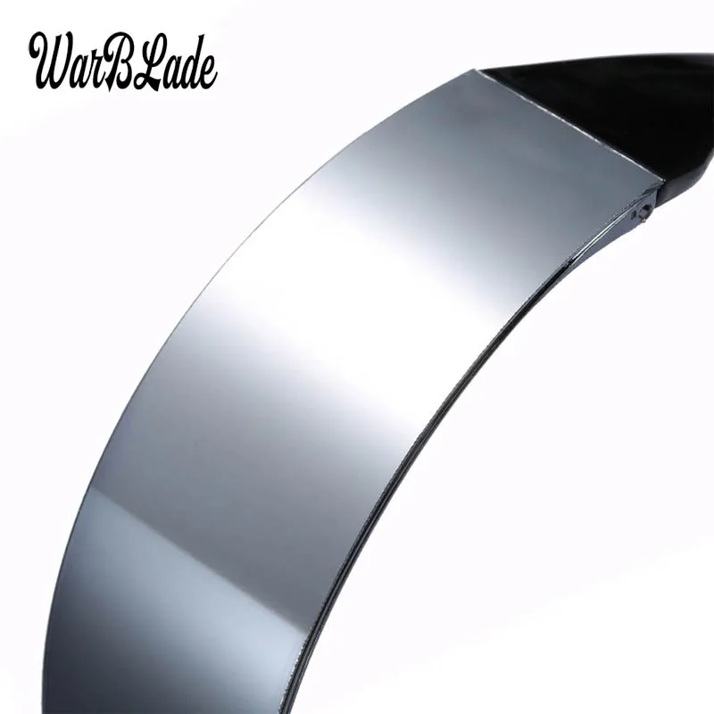 WarBLade 2024 New Ladies Mens Black Frame Wrap Sunglasses One Piece Shades Flat Top Novelty Costume Party Funny Strange