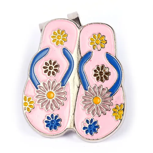 Imagen 2 del producto Recién llegado, marcador de Golf, Clip para sombrero de Golf, marca de Golf de aleación magnética para deporte de pelota de Golf