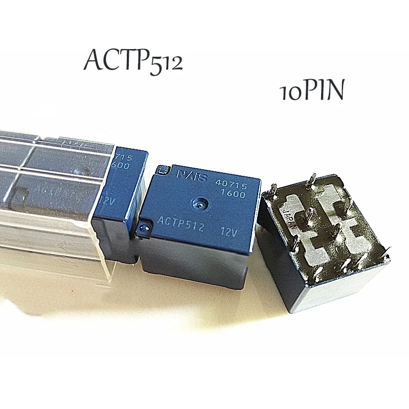 2 PZ/LOTTO ACT512 12V 10PIN 20A DC12V ACTP512 Automobile Relè J518