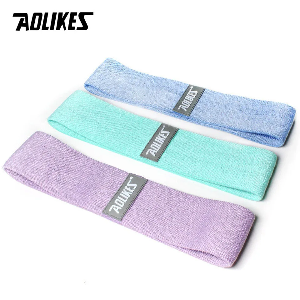 AOLIKES Fitness Elastic Booty Band For Sports Home Hip Circle Loop Resistance Band Workout Exercise for Legs Thigh Glute