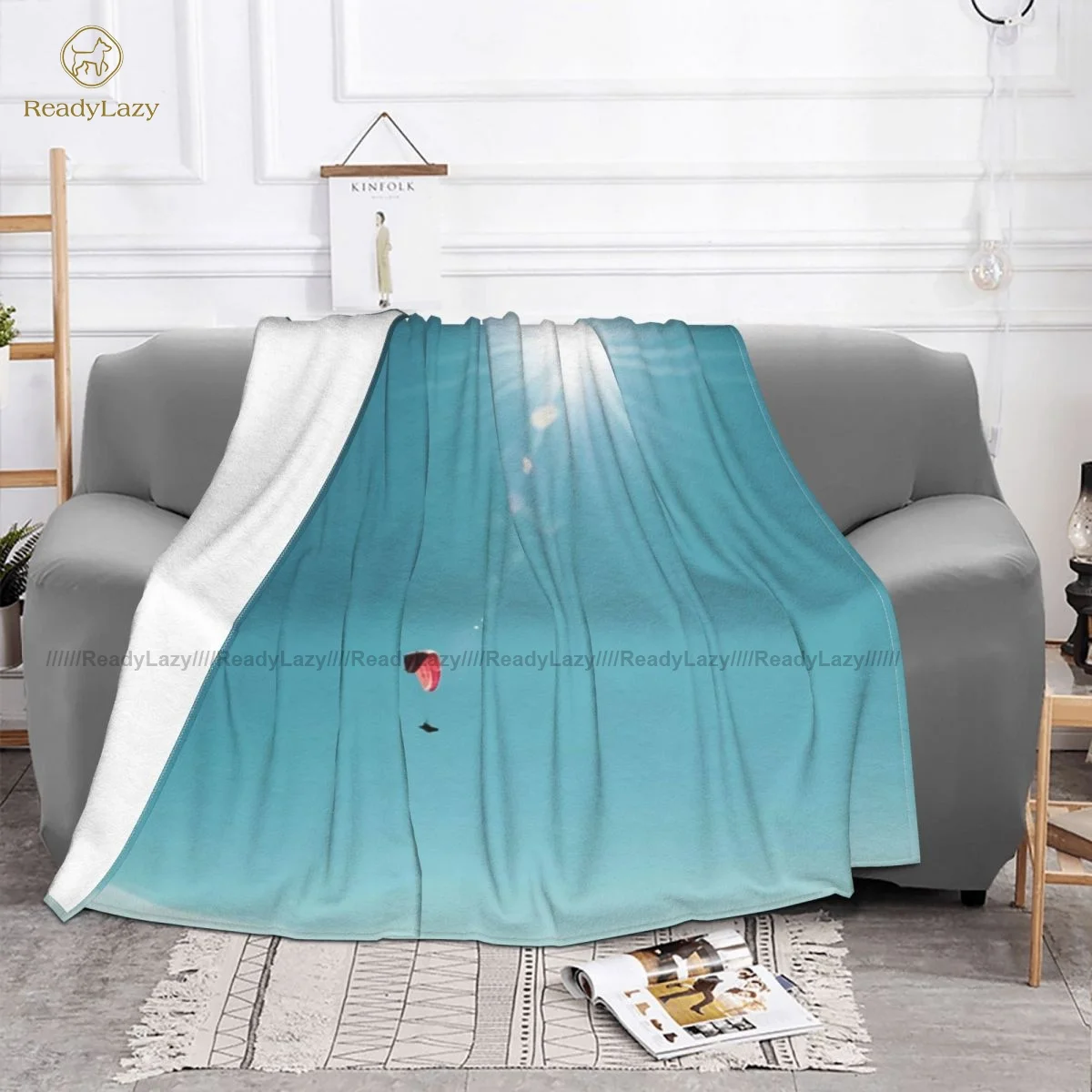 Paraglider Blanket Couch Soft Blanket Cheap Warm Fleece Bedspread