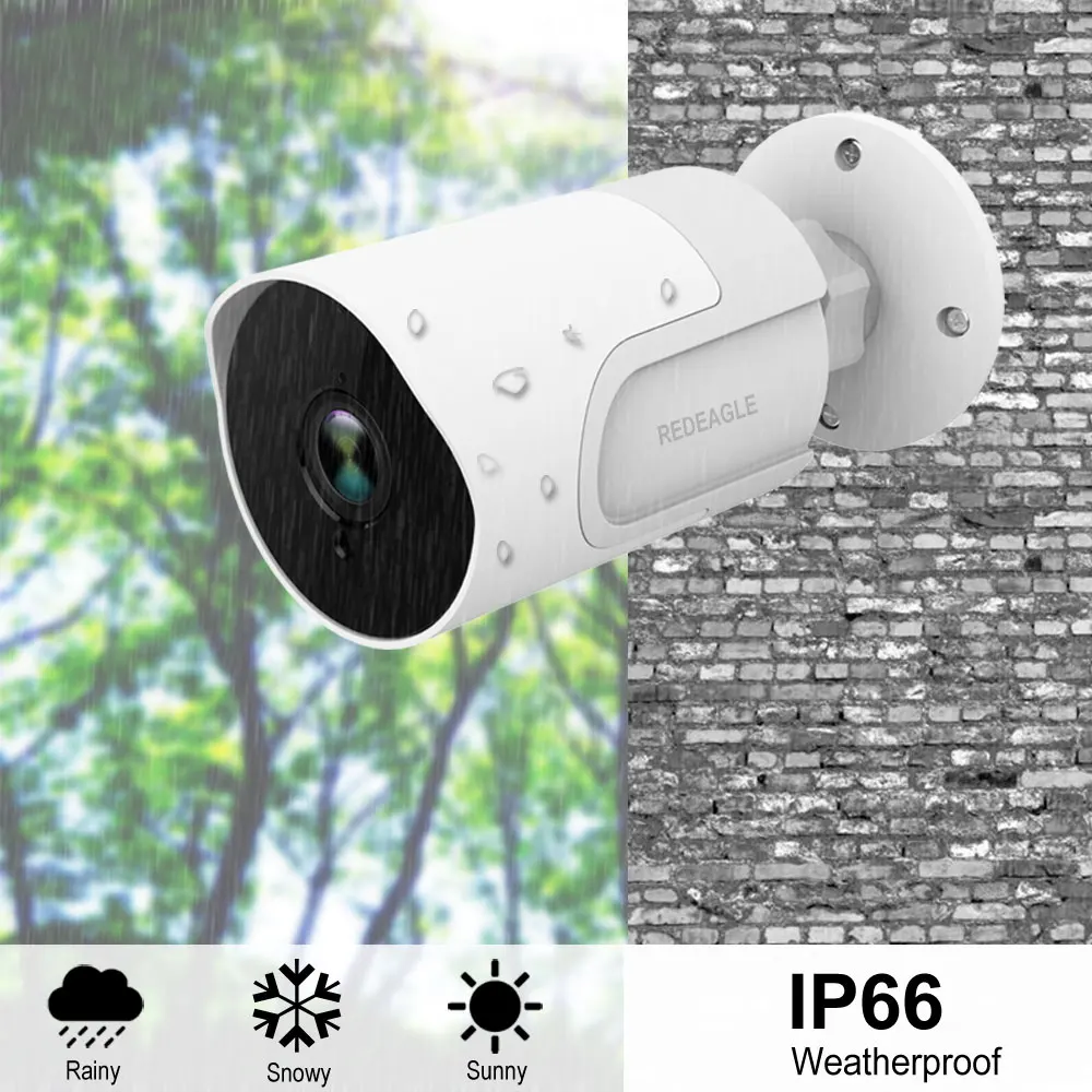 Tuya Smart Life WiFi Camera 1080P Wireless Home Security Outdoor Camera Two Way Audio Motion Detection